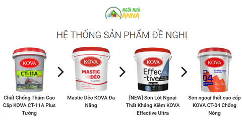 Sơn ngoại thất KOVA CT-04 Chống nóng