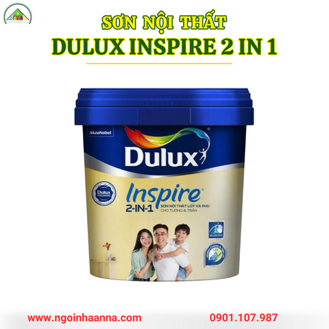 Sơn Nội Thất Dulux Inspire 2IN1 Bề Mặt Mờ