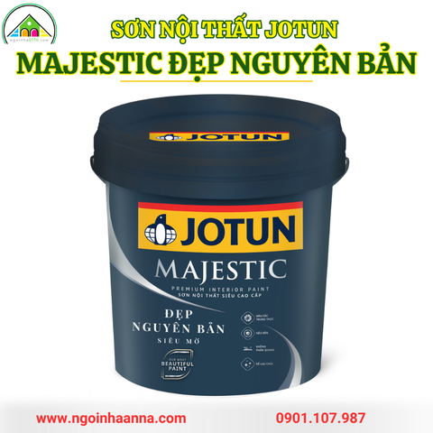 Sơn nội thất Jotun Majestic Đẹp Nguyên Bản