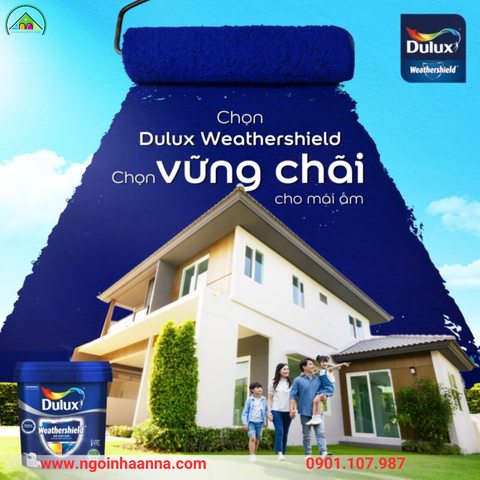 Sơn ngoại thất Dulux Weathershield BJ9 Bề Mặt Bóng