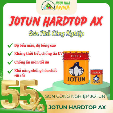 Sơn Jotun Hardtop AX - Sơn phủ ngoài trời gốc PU