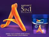 Sơn nội thất Dulux Ambiance 5 in 1 Pearl Glow 66A bóng mờ