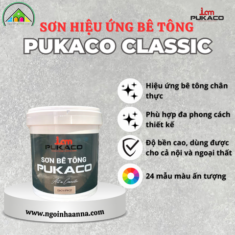 Sơn hiệu ứng bê tông Pukaco