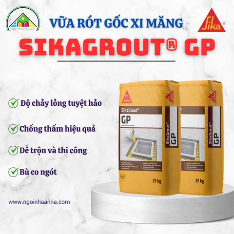 Vữa rót gốc xi măng SikaGrout® GP