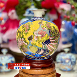  Bình hút lộc nhị cảnh Chim công và Thuận buồm xuôi gió LHCECN-9209 