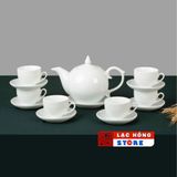  [Ấm chén in Logo] Bộ Ấm Trà In Logo Theo Yêu Cầu Dáng Chóp Lửa LHCEVN-9228 