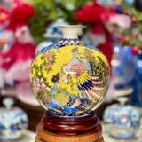  Bình hút lộc nhị cảnh Chim công và Thuận buồm xuôi gió LHCECN-9209 