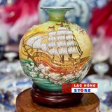  Bình Hút Lộc Tứ Cảnh Vẽ Vàng LHCEVN-9211 