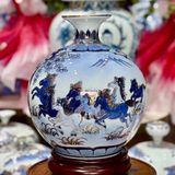  Bình Hút Lộc Nhị Cảnh Mã đáo thành công vẽ vàng LHCEVN-9214 