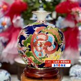  Bình Hút Lộc Nhị Cảnh Vẽ Vàng Gốm Bát Tràng LHCEVN-9215 