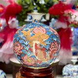  Bình hút lộc vẽ tay chép tài lộc LHCEVN-9217 