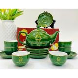  [ Ấm chén in logo ] Bộ Ấm Trà In Tên Tổng Bí Thư Tô Lâm Dáng Đèn Thần LHCEVN-9218 