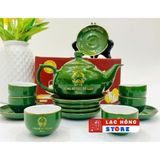  [ Ấm chén in logo ] Bộ Ấm Trà In Tên Tổng Bí Thư Tô Lâm Dáng Đèn Thần LHCEVN-9218 