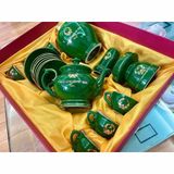  [Ấm chén in Logo] Bộ Ấm Trà in tên Tổng Bí Thư Nguyễn Phú Trọng dáng đài các LHCEVN-9226 