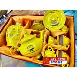  [Ấm chén in Logo] Bộ Ấm Trà In Tên Tổng Bí Thư Nguyễn Phú Trọng Dáng Đài Các LHCEVN-9227 