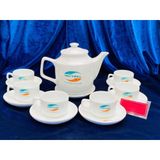  [Ấm chén in Logo] Bộ Ấm Trà In Logo Viettel LHCEVN-9230 