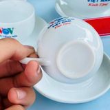  [Ấm chén in Logo] Bộ Ấm Trà In Logo đài tiếng nói Việt Nam VOV LHCEVN-9231 