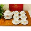  [Ấm chén in Logo] Bộ Ấm Trà In chữ Văn Phòng Chính Phủ dáng đèn thần LHCEVN-9235 