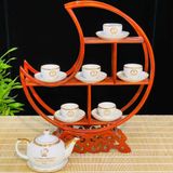  [Ấm chén in Logo] Bộ Ấm Trà In tên Thủ Tướng Phạm Minh Chính dáng đèn thần LHCEVN-9237 