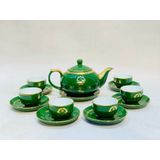  [Ấm chén in Logo] Bộ Ấm Trà In tên cố TBT Nguyễn Phú Trọng dáng đèn thần LHCEVN-9238 