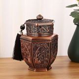  Hũ đựng trà bằng đồng LHMEVN-9130 