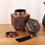  Hũ đựng trà bằng đồng LHMEVN-9130 