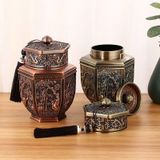  Hũ đựng trà bằng đồng LHMEVN-9130 