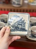  Ấm Chén Vuông Thuận Buồm Xuôi Gió LHCECN-9208 