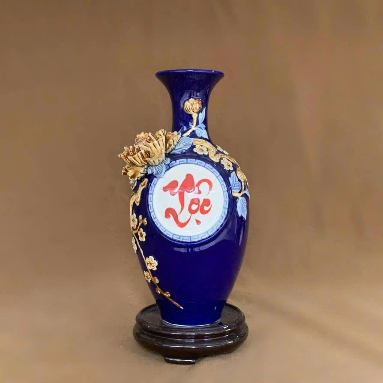  Bảo bình “Lộc” men màu LHCEVN-9027 