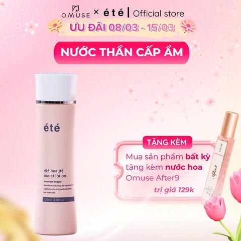 Toner Dưỡng Da Dưỡng Ẩm Da Été Beauté Moist Lotion Chống Lão Hoá Giúp Sáng Da, Se Khít Lỗ Chân Lông 120ml