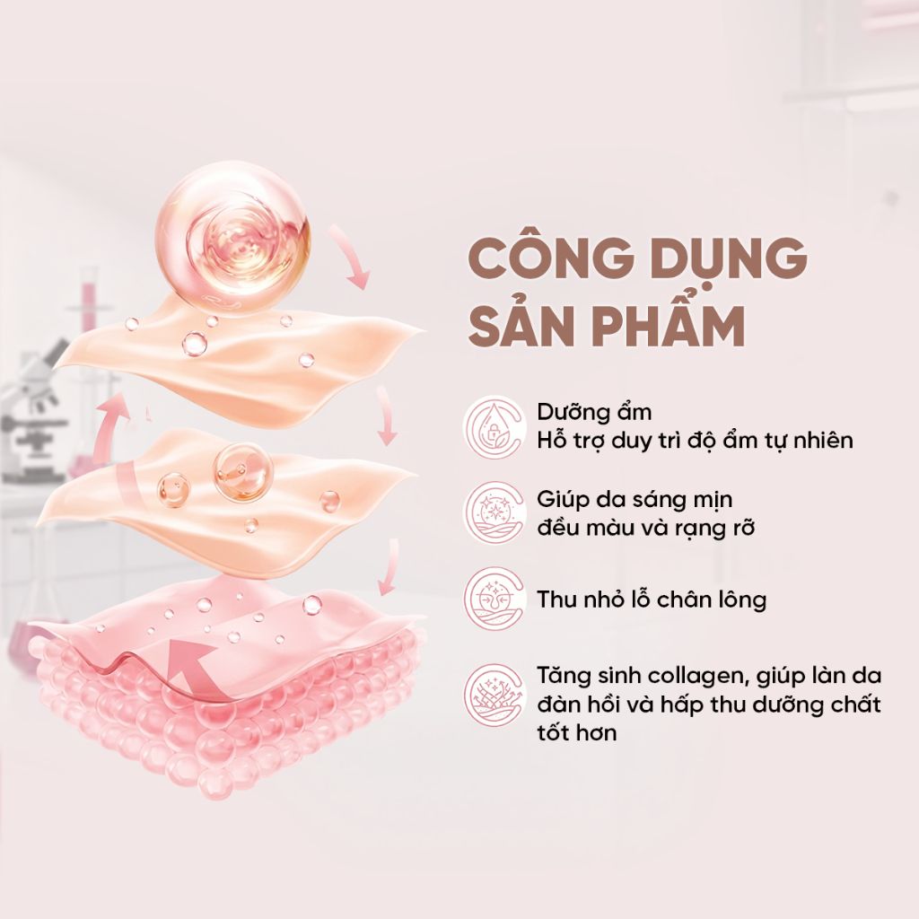Toner Dưỡng Da Dưỡng Ẩm Da Été Beauté Moist Lotion Se Khít Lỗ Chân Lông, Chống Lão Hoá Giúp Sáng Da 120ml