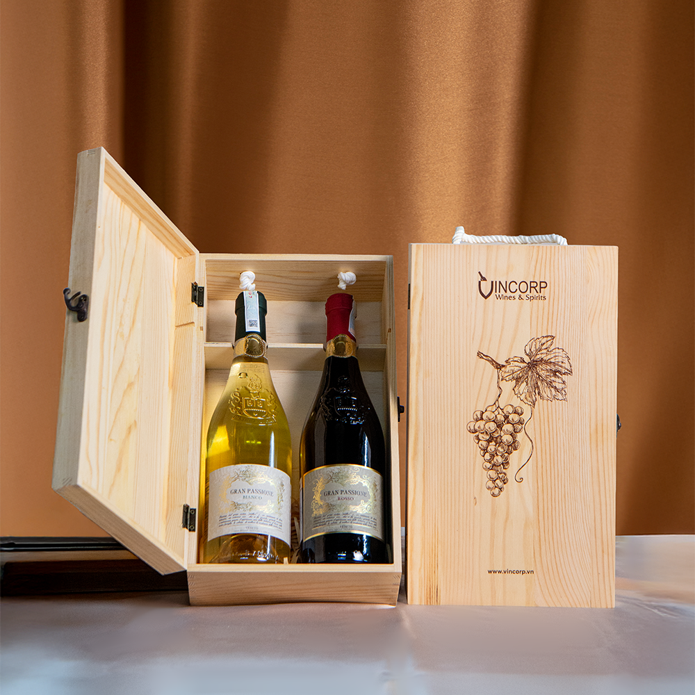  Hộp Gỗ Đôi Nắp Khóa 