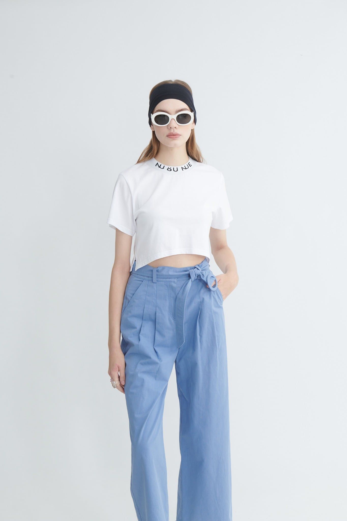 Quần dài có đai