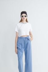 Quần dài có đai