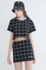 Chân Váy Thun Sọc Caro