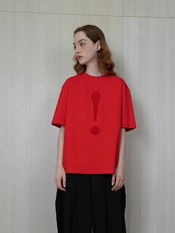 Áo Oversize Họa Tiết Dấu Chấm Than