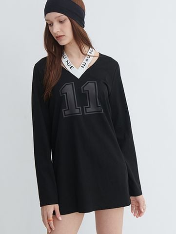 Đầm áo thun dáng dài thể thao