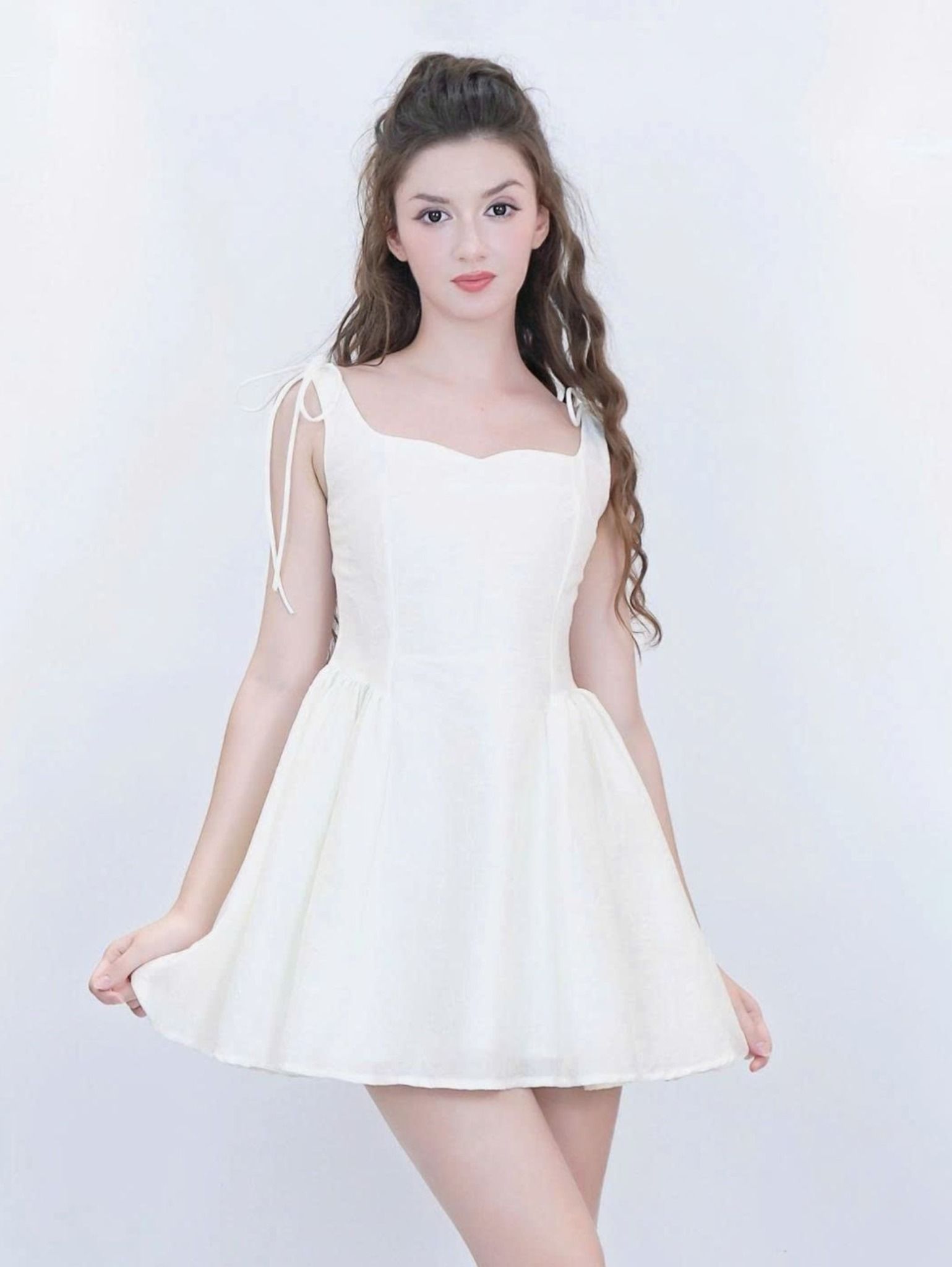 Đầm Nữ Trắng Dịu Dàng