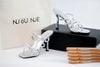 Giày Silver Ribbon Heels