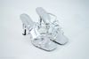 Giày Silver Ribbon Heels