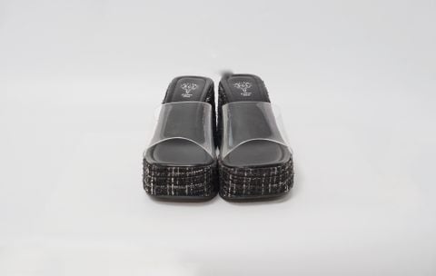 Giày Noir Clear Slides