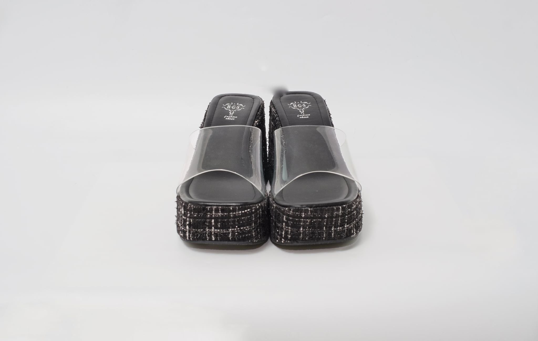 Giày Noir Clear Slides