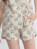 Quần shorts cat print