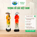  Tượng Cô Gái Việt Nam Sơn Mài Ohi@ma 