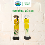  Tượng Cô Gái Việt Nam Sơn Mài Ohi@ma 