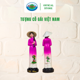  Tượng Cô Gái Việt Nam Sơn Mài Ohi@ma 