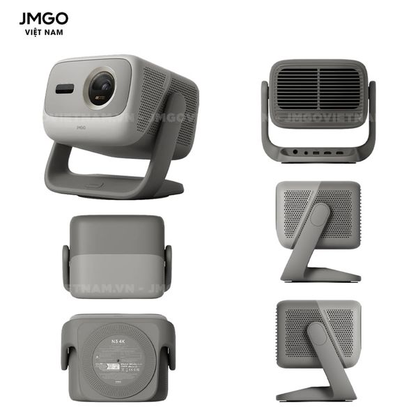 JMGO N3 4K Quốc tế - Máy chiếu Triple-Laser DLP thông minh tích hợp Google TV và Netflix chính chủ, độ sáng 1800 ISO lumens, phân giải chuẩn 4K UHD và hỗ trợ đa tính năng thông minh