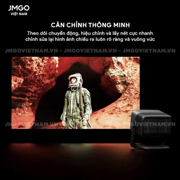 JMGO N1 Ultra Quốc Tế - Máy chiếu Triple-Laser DLP thông minh tích hợp Android TV 11 chính chủ, độ sáng 1900 ISO lumens, phân giải chuẩn 4K UHD và hỗ trợ đa tính năng thông minh