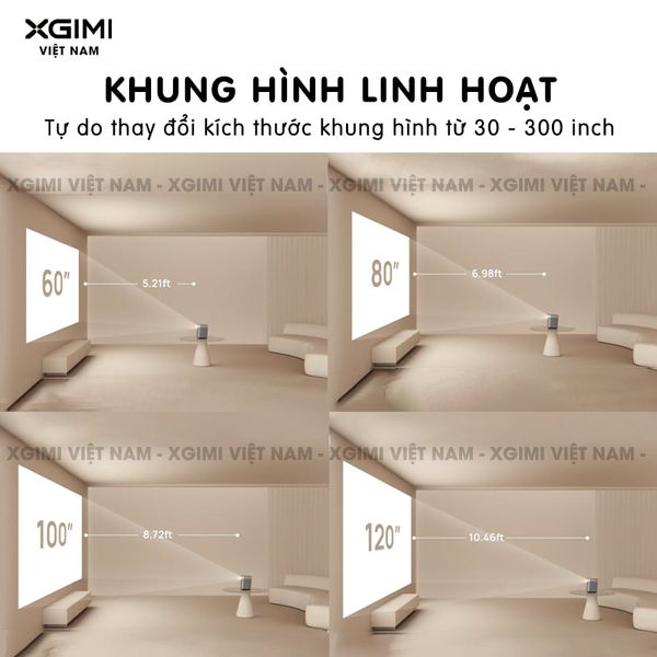 Xgimi Halo - Máy chiếu thông minh tích hợp hệ điều hành Android, độ sáng 800 ansi lumens, phân giải Full HD, hỗ trợ các tính năng căn chỉnh thông minh và loa Harman Kardon