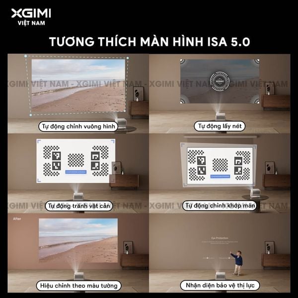 Xgimi Horizon S Max - Máy chiếu thông minh tích hợp hệ điều hành Android, nguồn sáng kép Dual Light 2.0, độ sáng 3100 ISO lumens, phân giải chuẩn 4K UHD, hỗ trợ các tính năng căn chỉnh thông minh, loa Harman Kardon, chuẩn Dolby Vision và IMAX Enhanced
